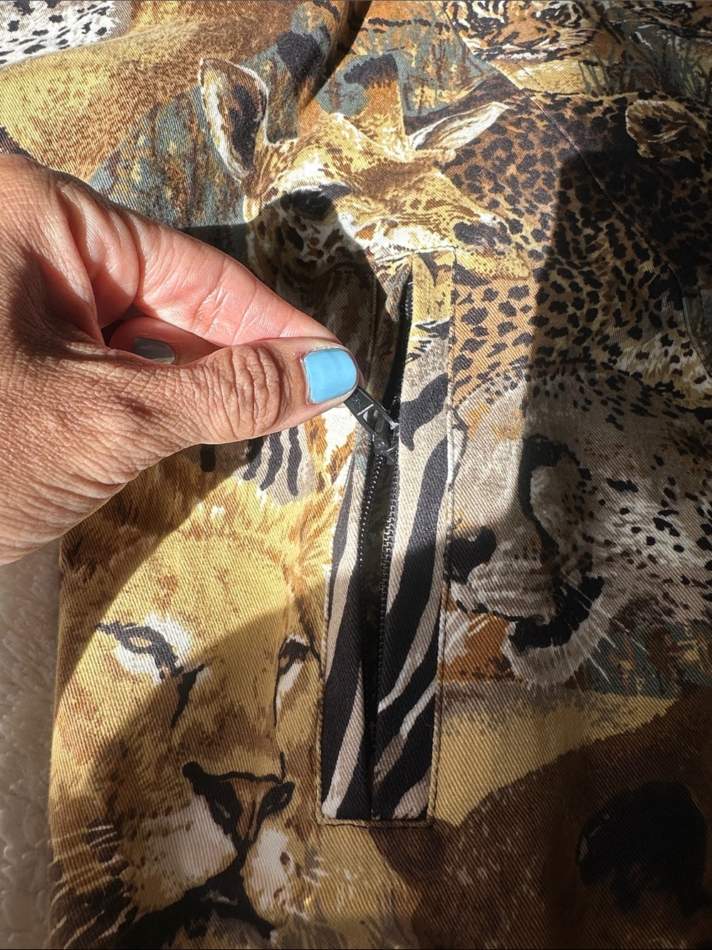 90s animal print jacket - Picture 3 of 6